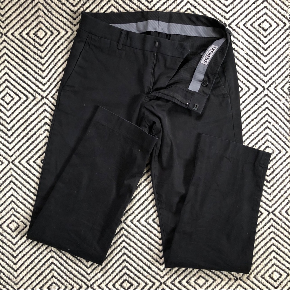 Express Photographer Fit 28x30 Black Pant